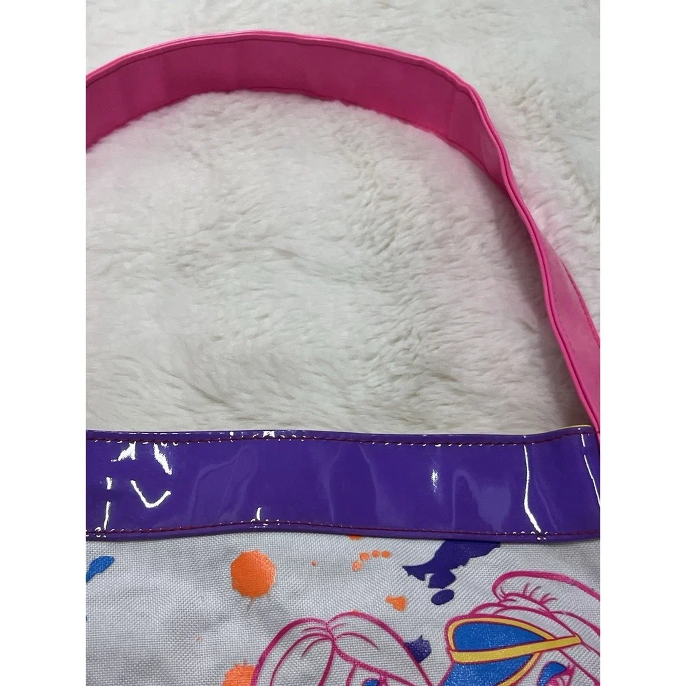 Bratz Neon Y2k Roller Skate Bag Purse Paint Splatter Doll Pink Purple